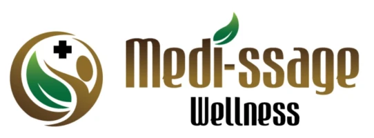 Health and wellness logo with green accents