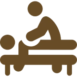 Relaxation massage symbol